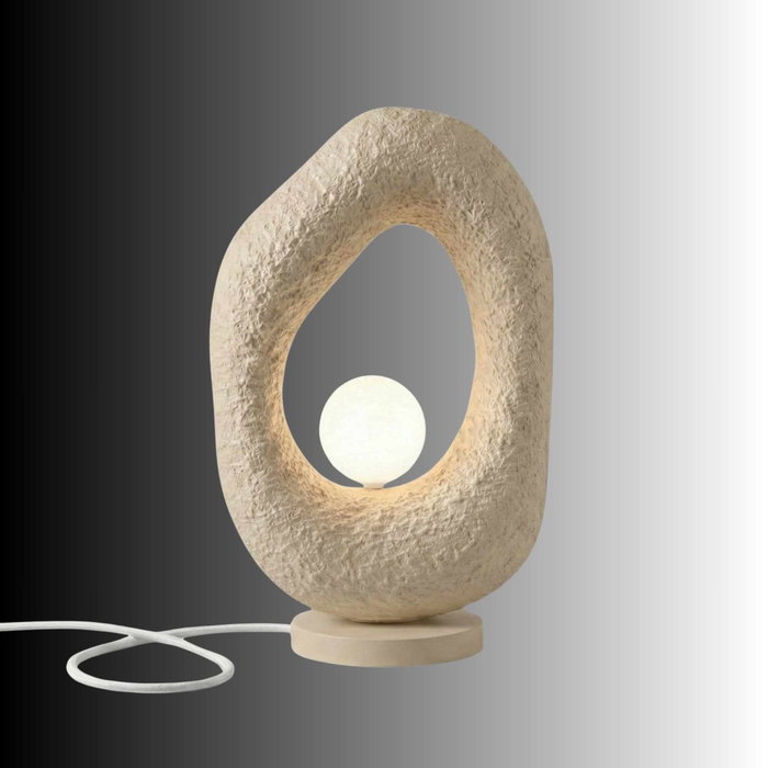 Opviq Vaslı-1001-Nua Lámpara de mesa Ecru